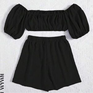 Sweet Summer Off Shoulder Top & Short Set